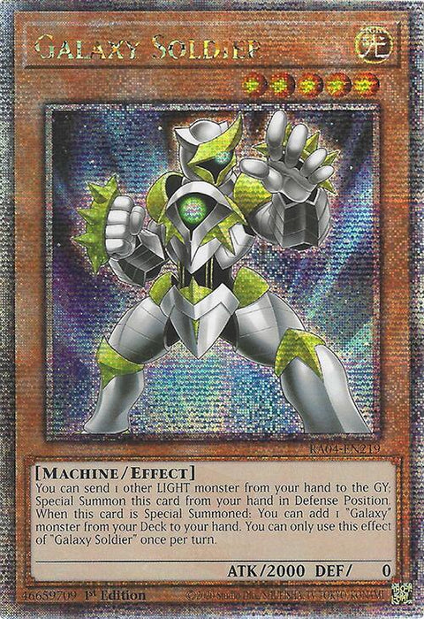 Galaxy Soldier [RA04-EN219] Quarter Century Secret Rare