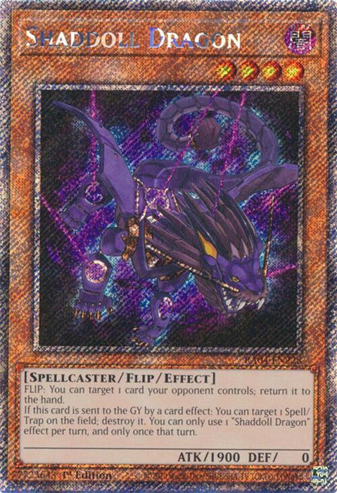 Shaddoll Dragon [RA04-EN228] Platinum Secret Rare