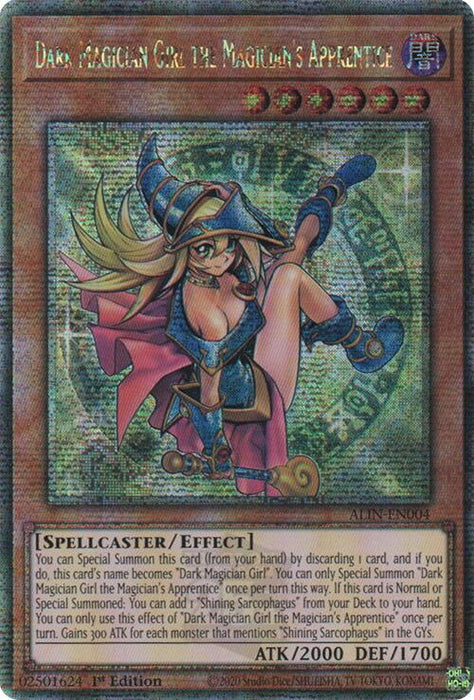 Dark Magician Girl the Magician's Apprentice [ALIN-EN004] Quarter Century Secret Rare