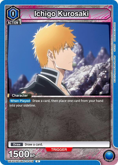 Ichigo Kurosaki (016) (Box Topper Foil) - UEX01BT: BLEACH: Thousand-Year Blood War Vol.2 (UEX01BT)
