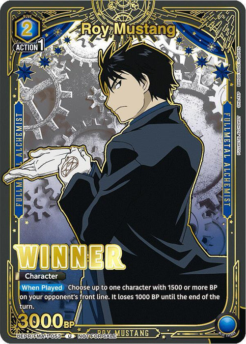 Roy Mustang (Winner) - Union Arena Promotion Cards (UEPR)