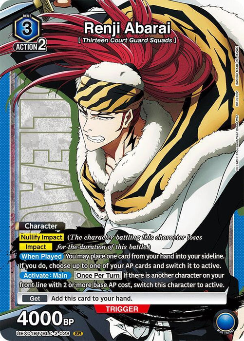 Renji Abarai (028) - UEX01BT: BLEACH: Thousand-Year Blood War Vol.2 (UEX01BT)