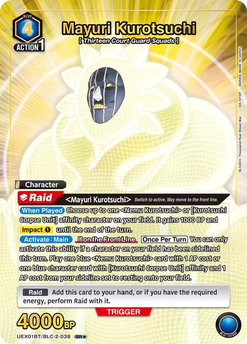 Mayuri Kurotsuchi (038) (SR*) - UEX01BT: BLEACH: Thousand-Year Blood War Vol.2 (UEX01BT)