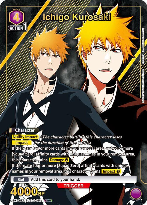 Ichigo Kurosaki (051) (SR*) - UEX01BT: BLEACH: Thousand-Year Blood War Vol.2 (UEX01BT)