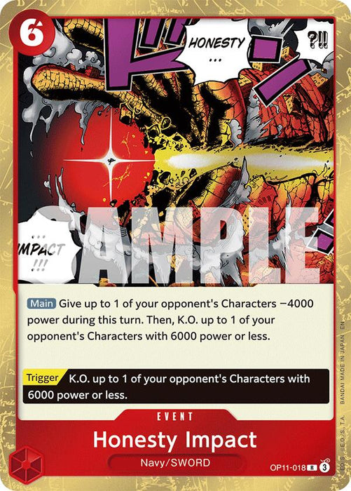 Honesty Impact [A Fist of Divine Speed]