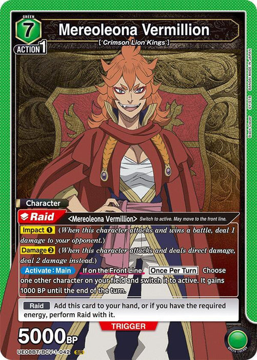 Mereoleona Vermillion (042) - UE08BT: Black Clover (UE08BT)