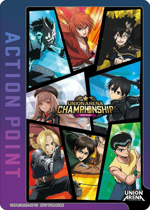 Action Point Card (AP01) (Regionals 25-26) - Union Arena Promotion Cards (UEPR)