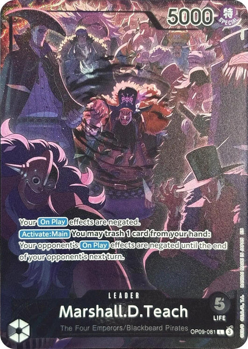 Marshall.D.Teach (English Version 2nd Anniversary Set) [One Piece Promotion Cards]
