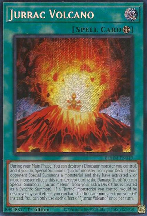Jurrac Volcano [BLMM-EN019] Secret Rare