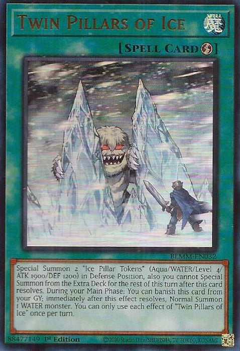 Twin Pillars of Ice [BLMM-EN032] Ultra Rare