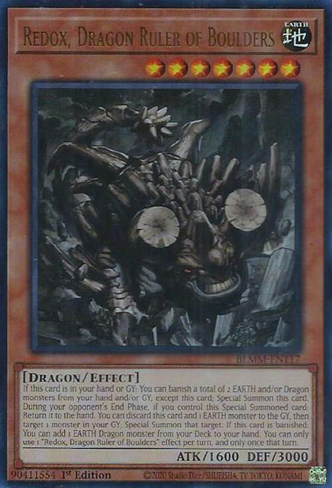 Redox, Dragon Ruler of Boulders [BLMM-EN117] Ultra Rare