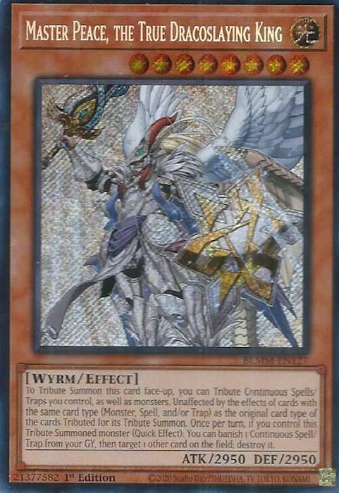 Master Peace, the True Dracoslaying King [BLMM-EN127] Secret Rare