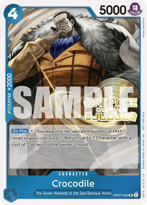 Crocodile (Judge Pack Vol. 6) [One Piece Promotion Cards]