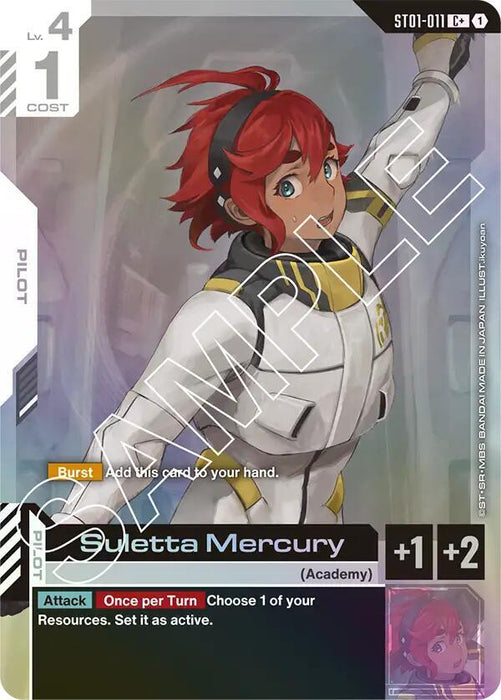 Suletta Mercury (C+) - Starter Deck 01: Heroic Beginnings (ST01-011)
