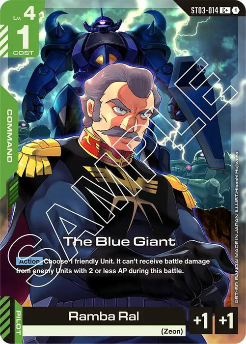 The Blue Giant (C+) - Starter Deck 03: Zeon's Rush (ST03-014)