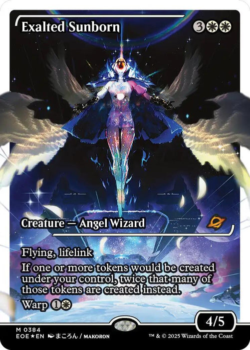 Exalted Sunborn (Showcase) (Fracture Foil) [Edge of Eternities]