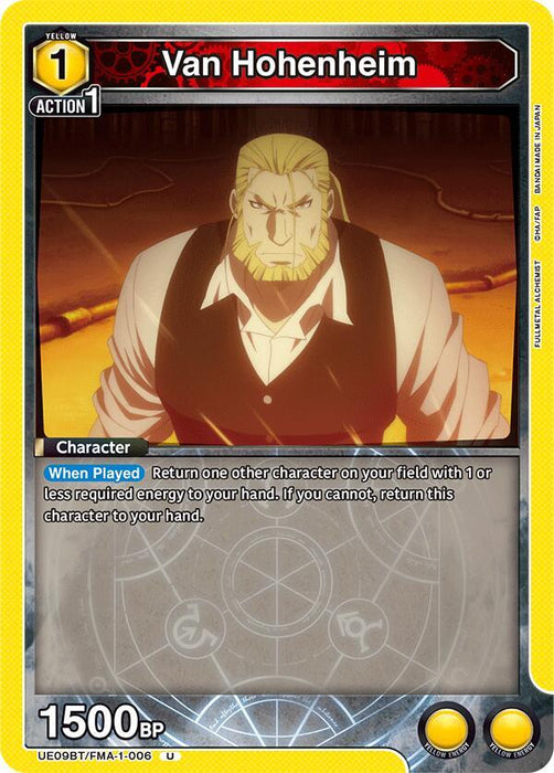 Van Hohenheim - UE09BT: FULLMETAL ALCHEMIST (UE09BT)