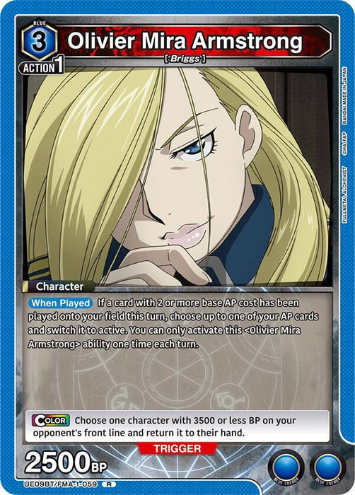 Olivier Mira Armstrong (059) - UE09BT: FULLMETAL ALCHEMIST (UE09BT)