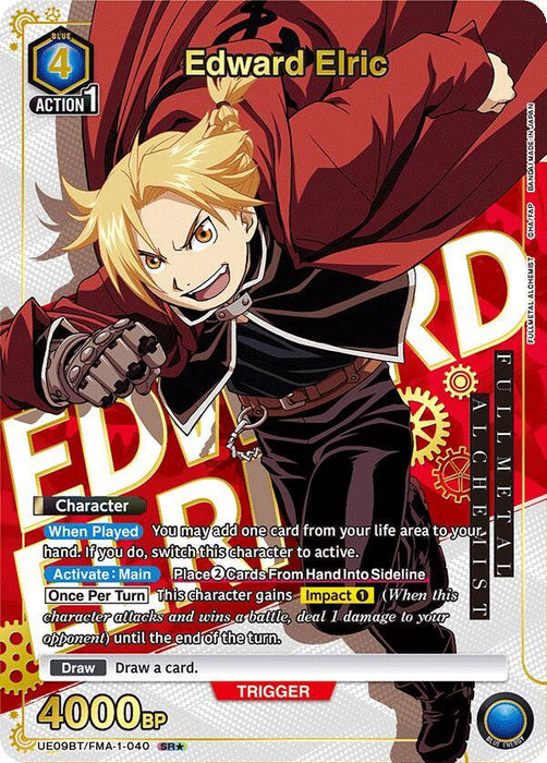 Edward Elric (040) (SR*) - UE09BT: FULLMETAL ALCHEMIST (UE09BT)