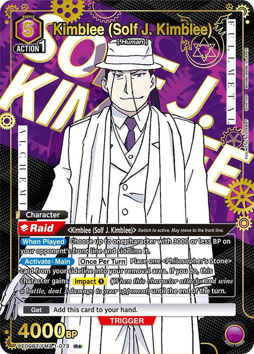 Kimblee (Solf J. Kimblee) (073) (R*) - UE09BT: FULLMETAL ALCHEMIST (UE09BT)