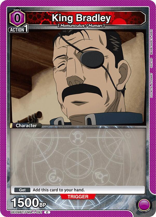 King Bradley (091) (Box Topper Foil) - UE09BT: FULLMETAL ALCHEMIST (UE09BT)
