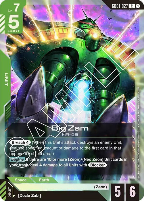 Big Zam - Newtype Rising (GD01-027)