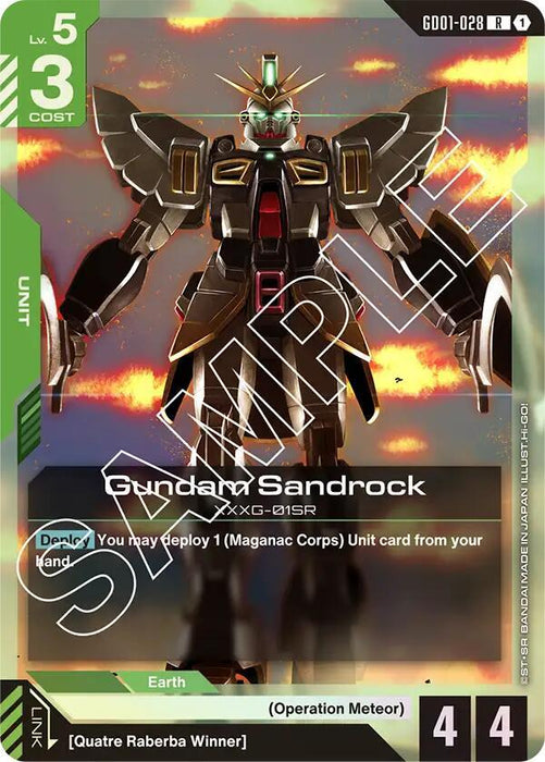 Gundam Sandrock - Newtype Rising (GD01-028)