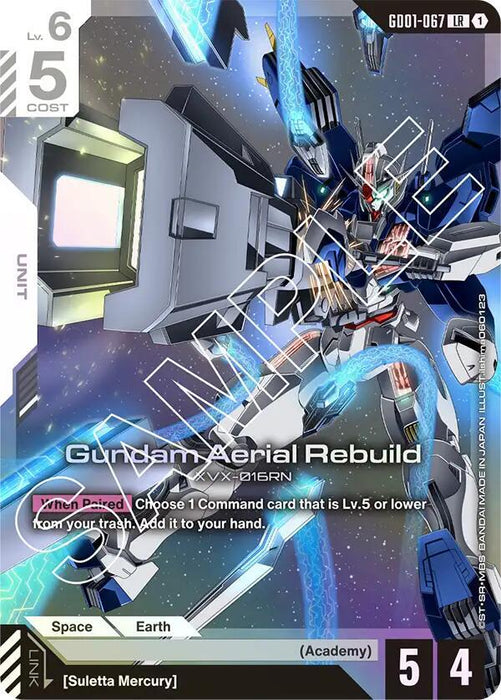 Gundam Aerial Rebuild - Newtype Rising (GD01-067)