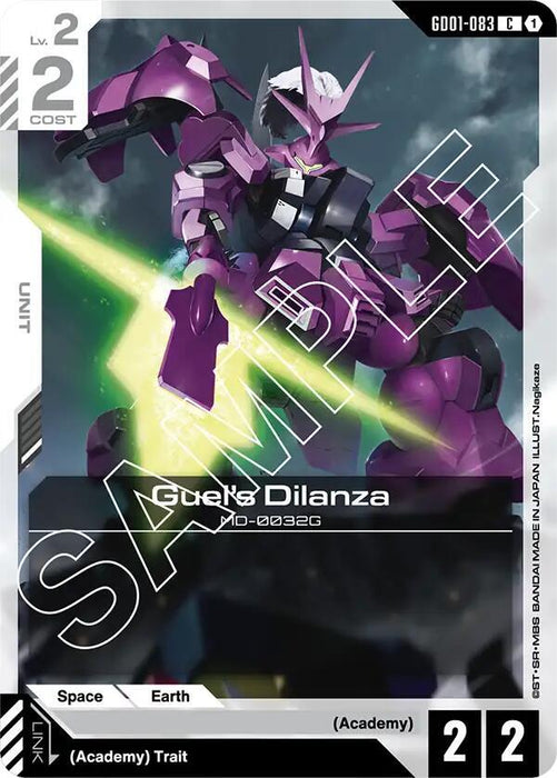 Guel's Dilanza - Newtype Rising (GD01-083)