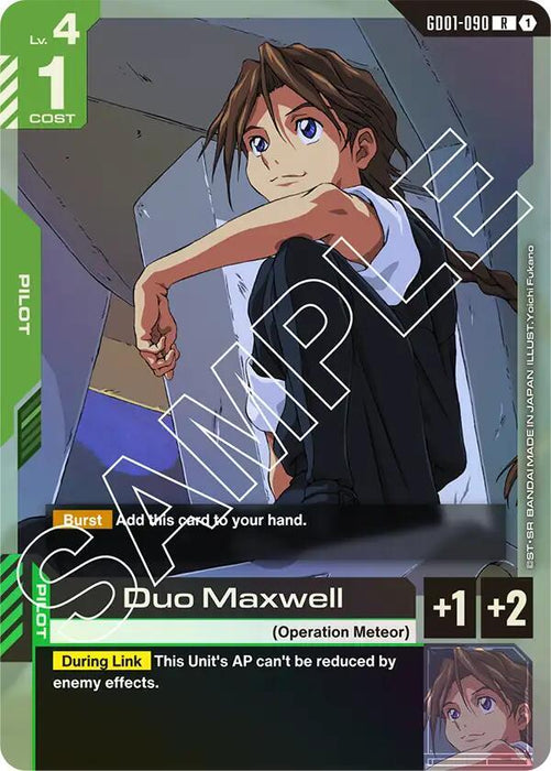 Duo Maxwell - Newtype Rising (GD01-090)
