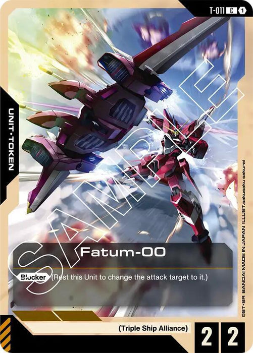 Fatum-00 (T-011) Token - Newtype Rising (GD01)
