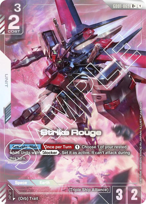 Strike Rouge (R+) - Newtype Rising (GD01-069)