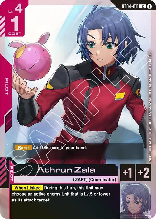 Athrun Zala (Store Tournament Participant Pack 01) - Gundam Promotional Cards (GCG-PR)(ST04-011)