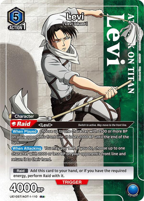 Levi (R*) - UE10ST: Attack on Titan Starter Deck (UE10ST)