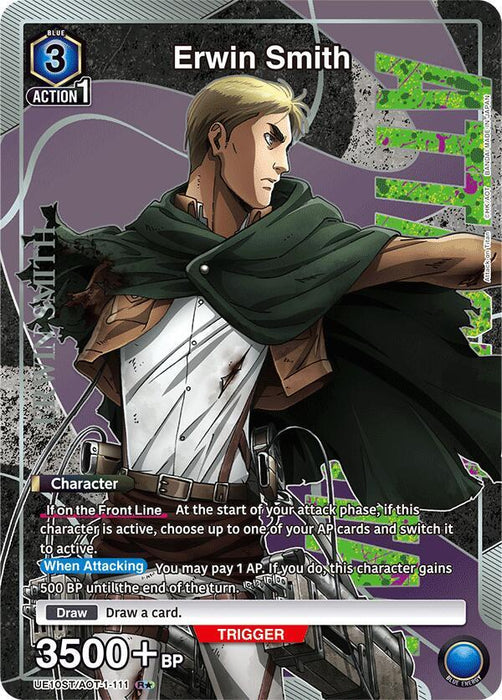 Erwin Smith (R*) - UE10ST: Attack on Titan Starter Deck (UE10ST)