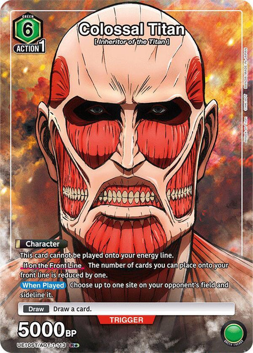 Colossal Titan (R*) - UE10ST: Attack on Titan Starter Deck (UE10ST)