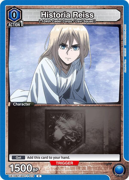 Historia Reiss (019) (Box Topper Foil) - UE10BT: Attack on Titan (UE10BT)