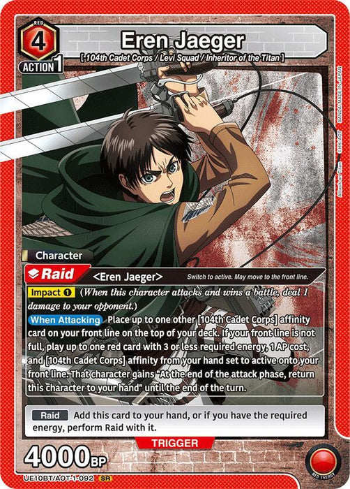 Eren Jaeger (092) - UE10BT: Attack on Titan (UE10BT)