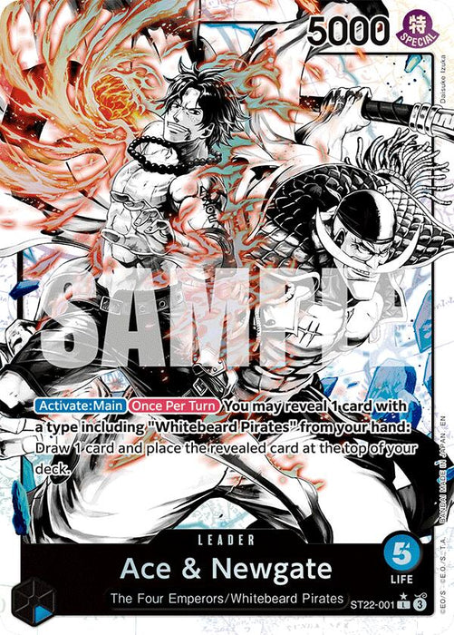 Ace & Newgate (Parallel) [Starter Deck: Ace & Newgate]