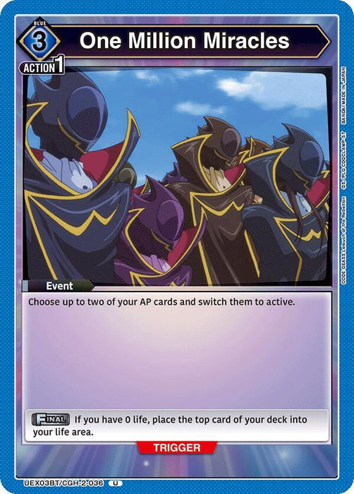 One Million Miracles - UEX03BT: CODE GEASS: Lelouch of the Rebellion Vol.2 (UEX03BT)