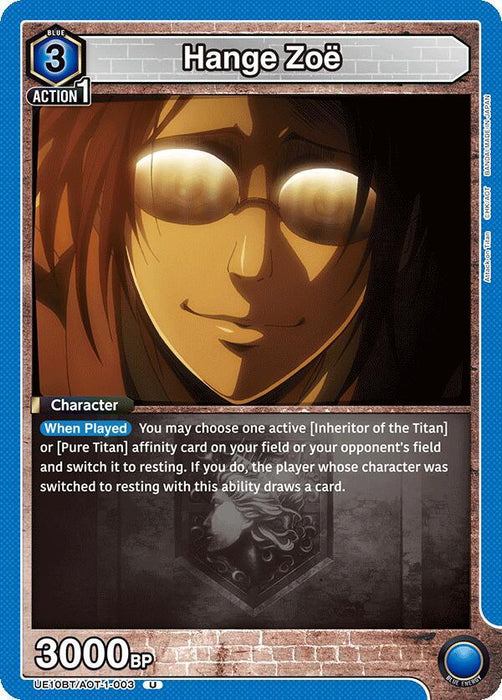 Hange Zoe (003) - UE10BT: Attack on Titan (UE10BT)