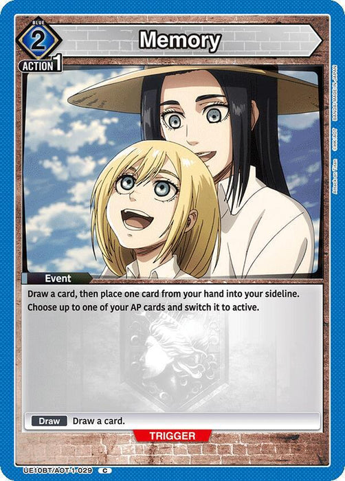 Memory - UE10BT: Attack on Titan (UE10BT)