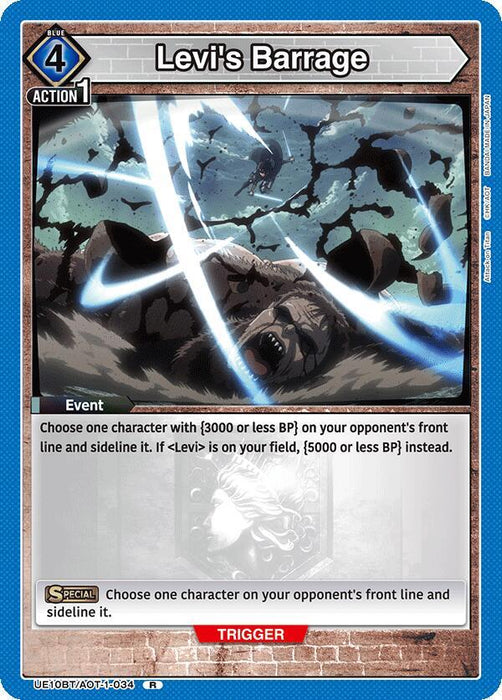 Levi's Barrage - UE10BT: Attack on Titan (UE10BT)