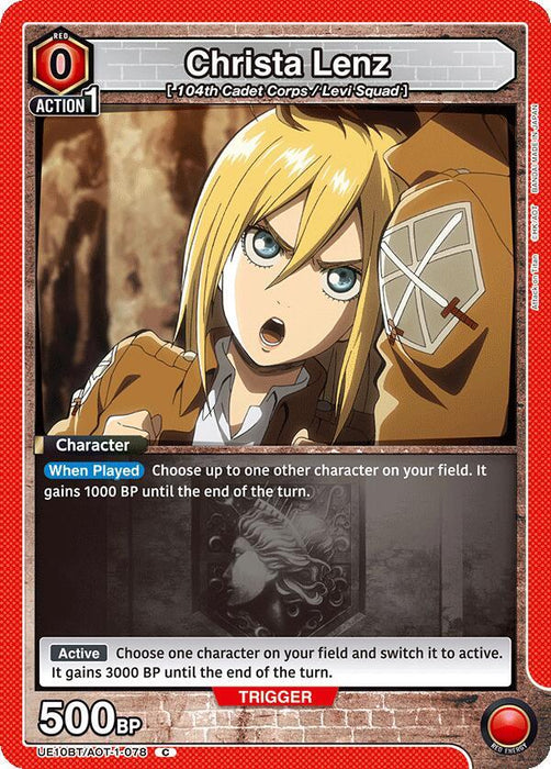 Christa Lenz - UE10BT: Attack on Titan (UE10BT)