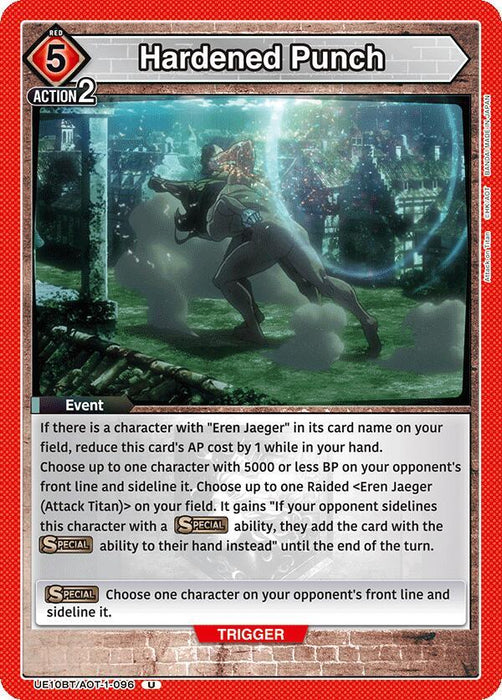 Hardened Punch - UE10BT: Attack on Titan (UE10BT)