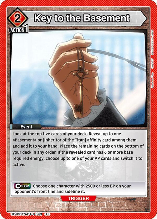 Key to the Basement - UE10BT: Attack on Titan (UE10BT)
