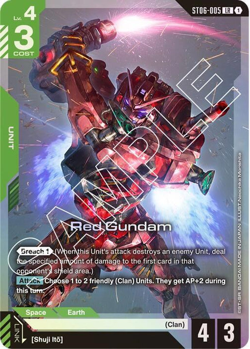 Red Gundam - Starter Deck 06: Clan Unity (ST06-005)