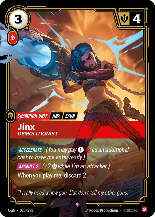 Jinx - Demolitionist - Origins (OGN) (030/298)