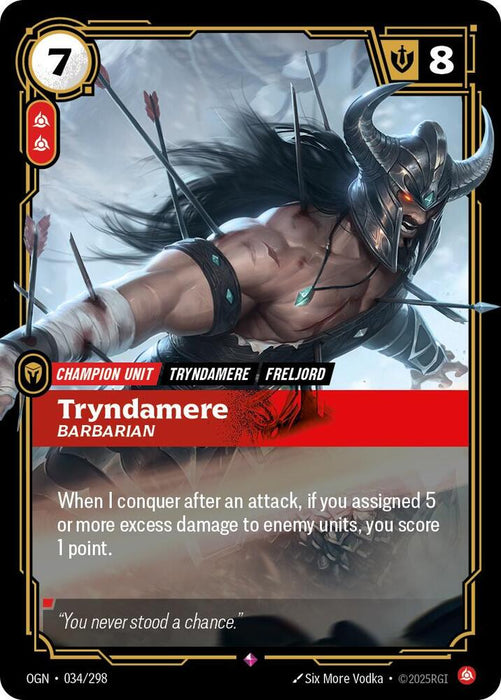 Tryndamere - Barbarian - Origins (OGN) (034/298)