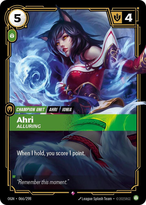 Ahri - Alluring - Origins (OGN) (066/298)